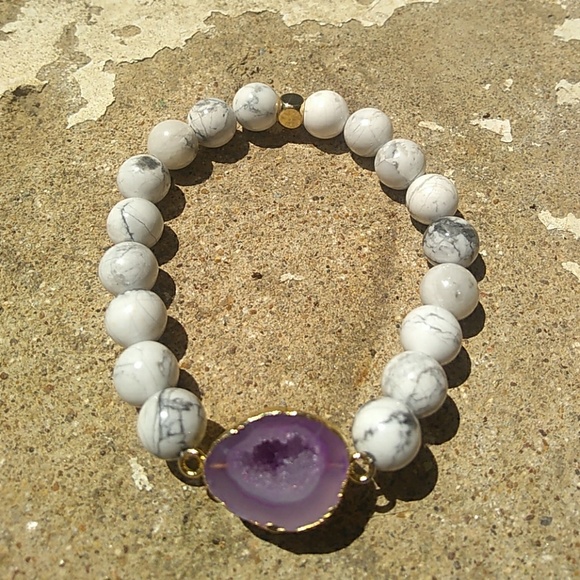 Drusy quartz Bracelets - Picture 5 of 6